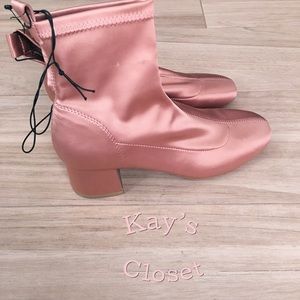 Rose sock booties